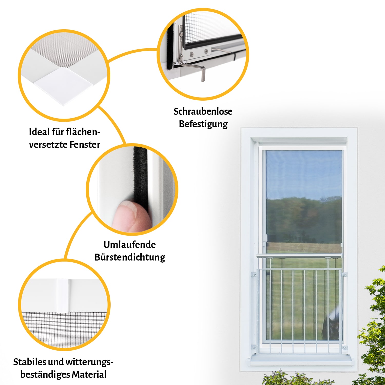 Fliegengitter Flex XL Besonderheiten