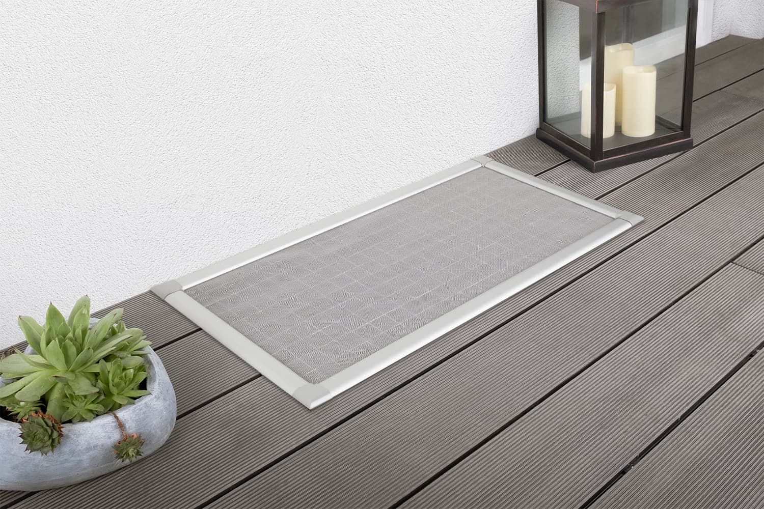 Lichtschachtabdeckung "PROFI", silber eloxierter Rahmen - 60 x 115 cm oder 80 x 150 cm