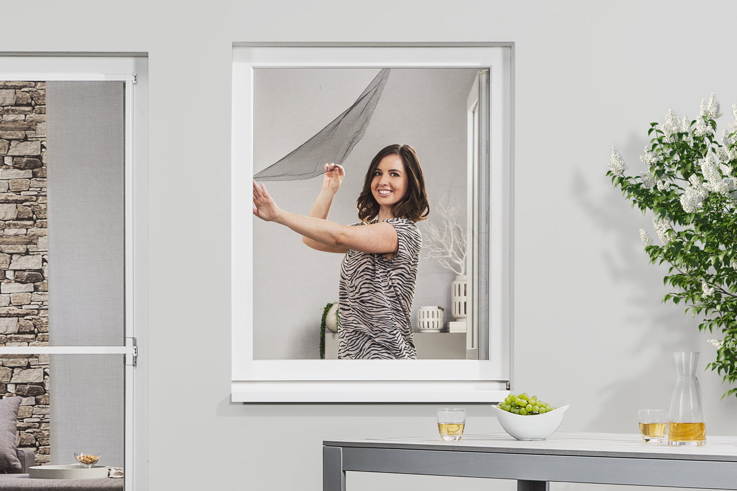 Fliegengitter STANDARD inkl. Klettband Fliegengitter, 130 x 150 cm - verschiedene Farben